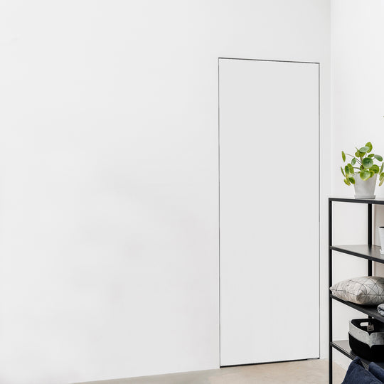 Houtmerk - Maatwerk taatsdeur zonder kozijn - Overschilderbaar Wit Deuren Houtmerk