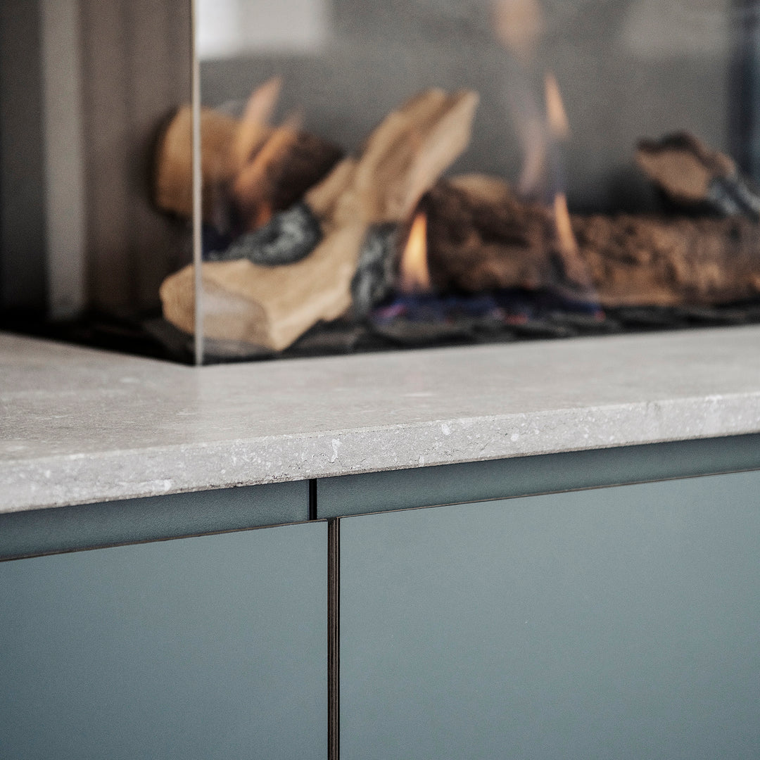 Houtmerk - Kast Forno 03 - Ladekast voor haard Kastcombinatie Houtmerk