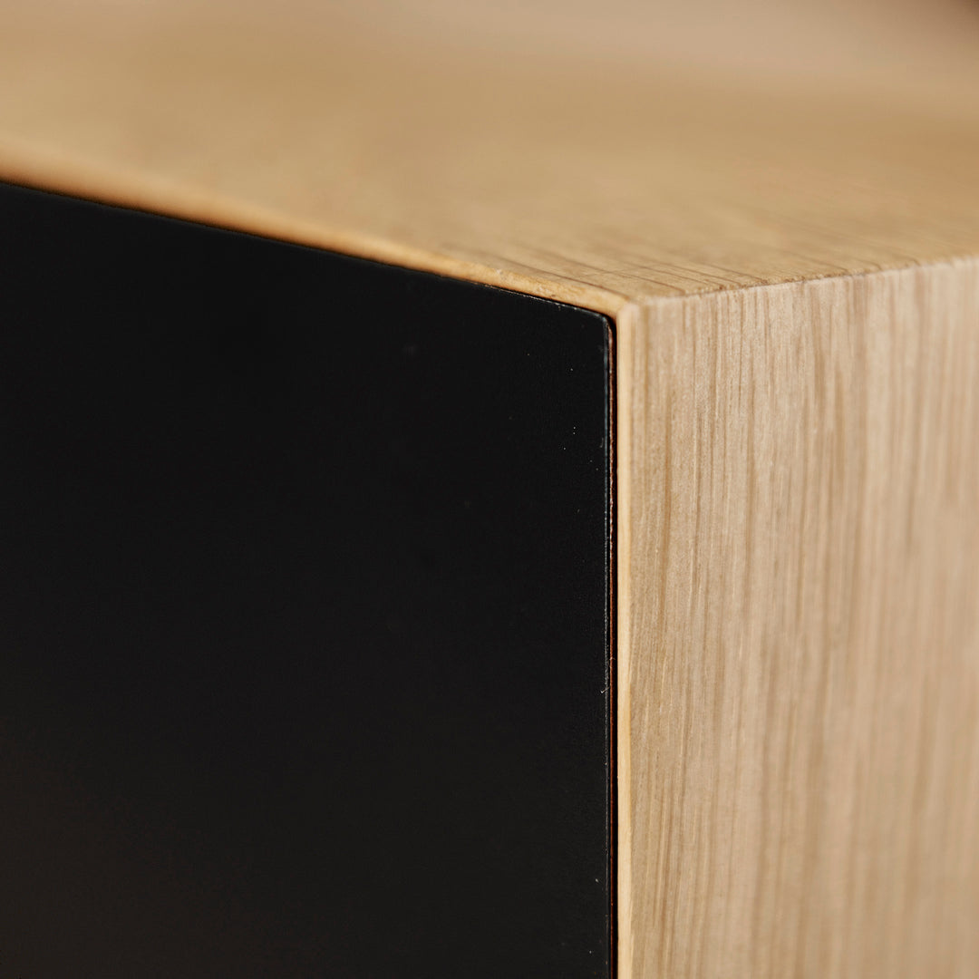 Houtmerk - Wandmeubel Azur met werkplek - Massief hout maatwerk Kasten Houtmerk