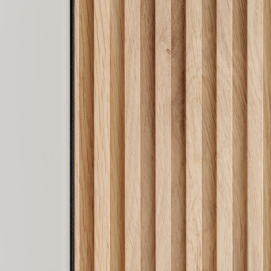 Houtmerk - Kast Fumo 01 - Hoge kastenwand voor haard Kastcombinatie Houtmerk