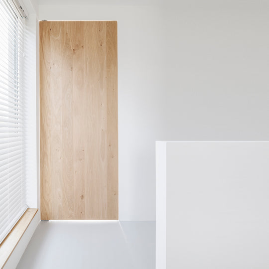 Houtmerk - Maatwerk houten Taatsdeur zonder kozijn - Eiken Deuren Houtmerk