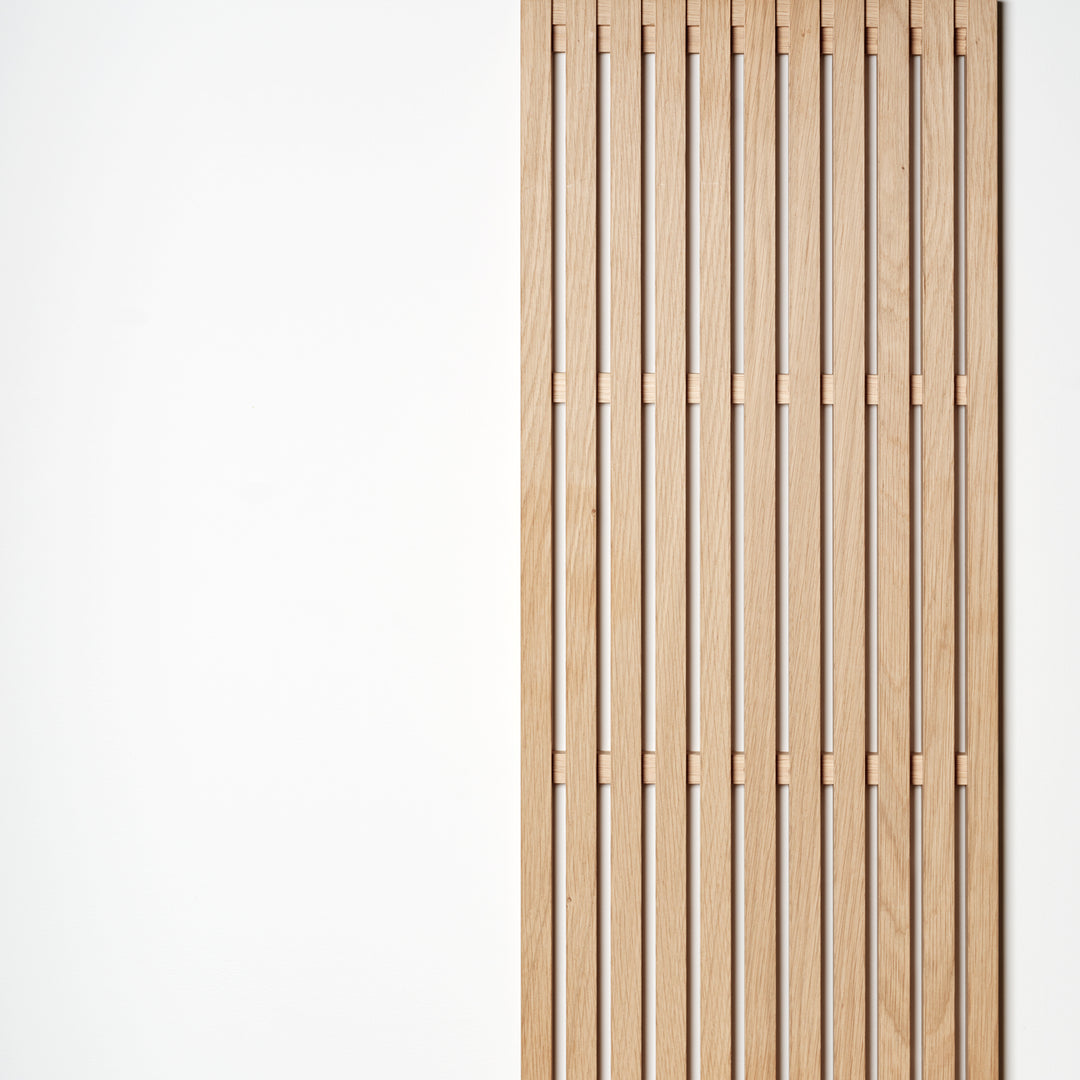 Houtmerk - Houten Roomdivider Linea XL - Kamerhoog van 235cm tot 265cm Roomdividers Houtmerk   