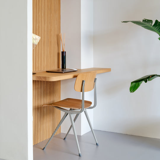 Houtmerk - Kast Flex 01 - Bovenkasten met bureaublad en achterwand Kastcombinatie Houtmerk