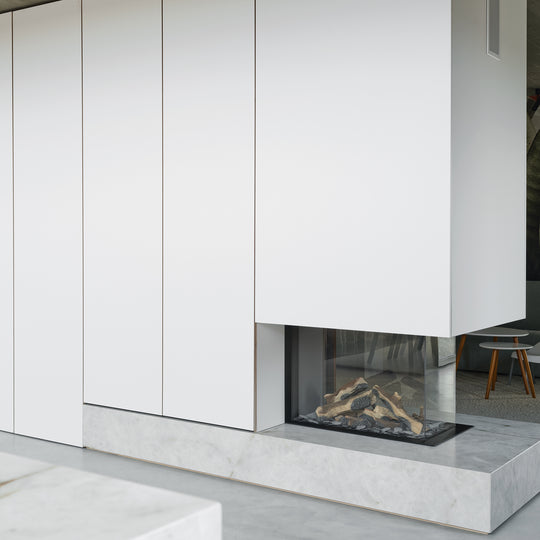 Houtmerk - Kast Fumo 05 - Hoge kastenwand voor haard Kastcombinatie Houtmerk