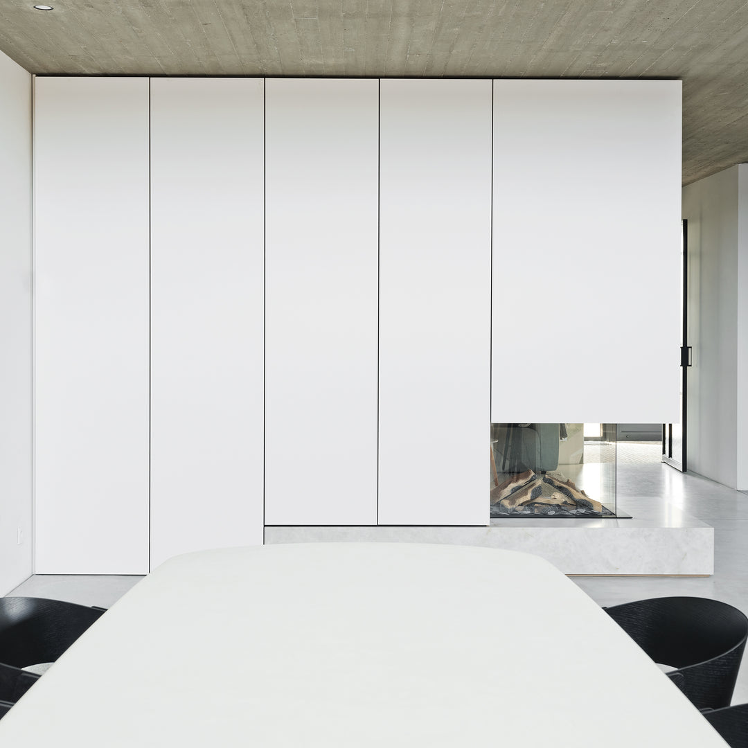 Houtmerk - Kast Fumo 07 - Hoge kastenwand voor haard Kastcombinatie Houtmerk