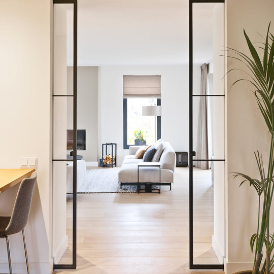 Houtmerk - Stalen En Suite deuren - maatwerk stalen schuifdeuren Deuren Houtmerk