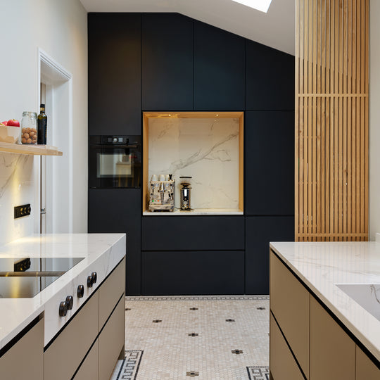 Houtmerk - Houten Roomdivider Linea XL - Kamerhoog van 235cm tot 265cm Roomdividers Houtmerk