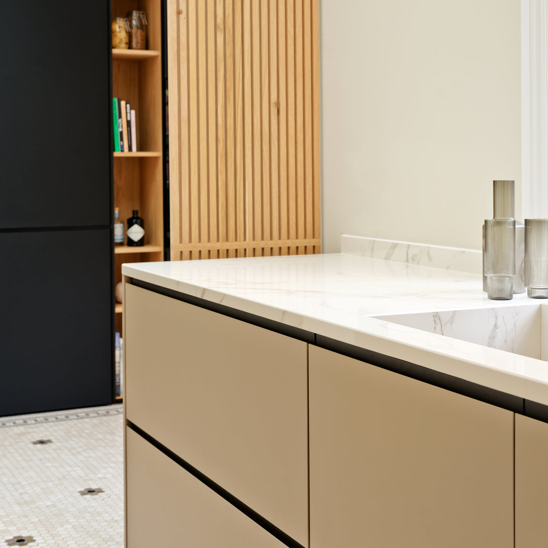 Houtmerk - Houten Roomdivider Linea XL - Kamerhoog van 235cm tot 265cm Roomdividers Houtmerk