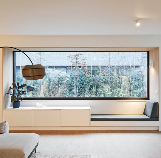 Houtmerk - Zitbank Villa 01 - Zitelement met lades of deuren Kastcombinatie Houtmerk