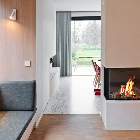 Houtmerk - Zitbank Villa 03 - Zitelement met lades of deuren Kastcombinatie Houtmerk