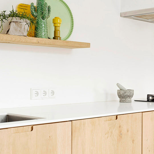 Houtmerk – Himacs Werkblad voor keuken – Solid Surface maatwerk Keukens Houtmerk