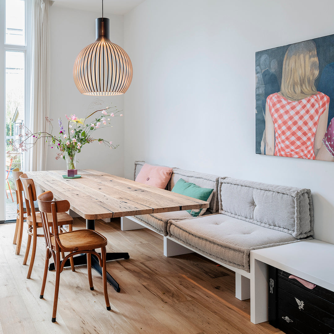 Houtmerk - Tafel Still Eiken - Rechthoek ronde hoek Tafels Houtmerk