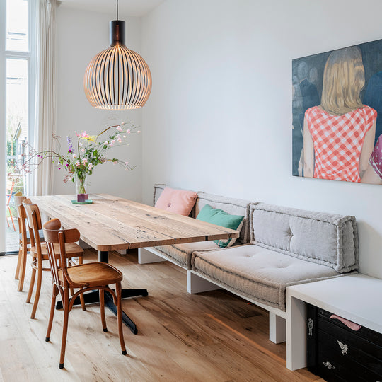 Houtmerk - Tafel Still Eiken - Rechthoek ronde hoek Tafels Houtmerk