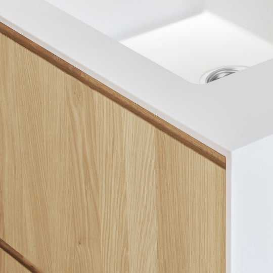 Houtmerk – Himacs Werkblad voor keuken – Solid Surface maatwerk Keukens Houtmerk