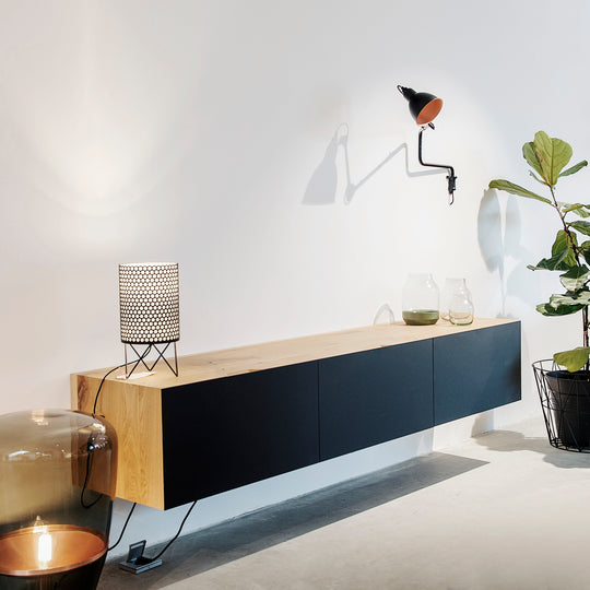 Houtmerk - Houten wandmeubel Azur - Massief eiken met Arpa Fenix Kasten Houtmerk
