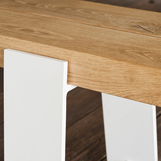 Houtmerk - Maatwerk Job zitbank of eetbankje - Massief eiken Banken Houtmerk