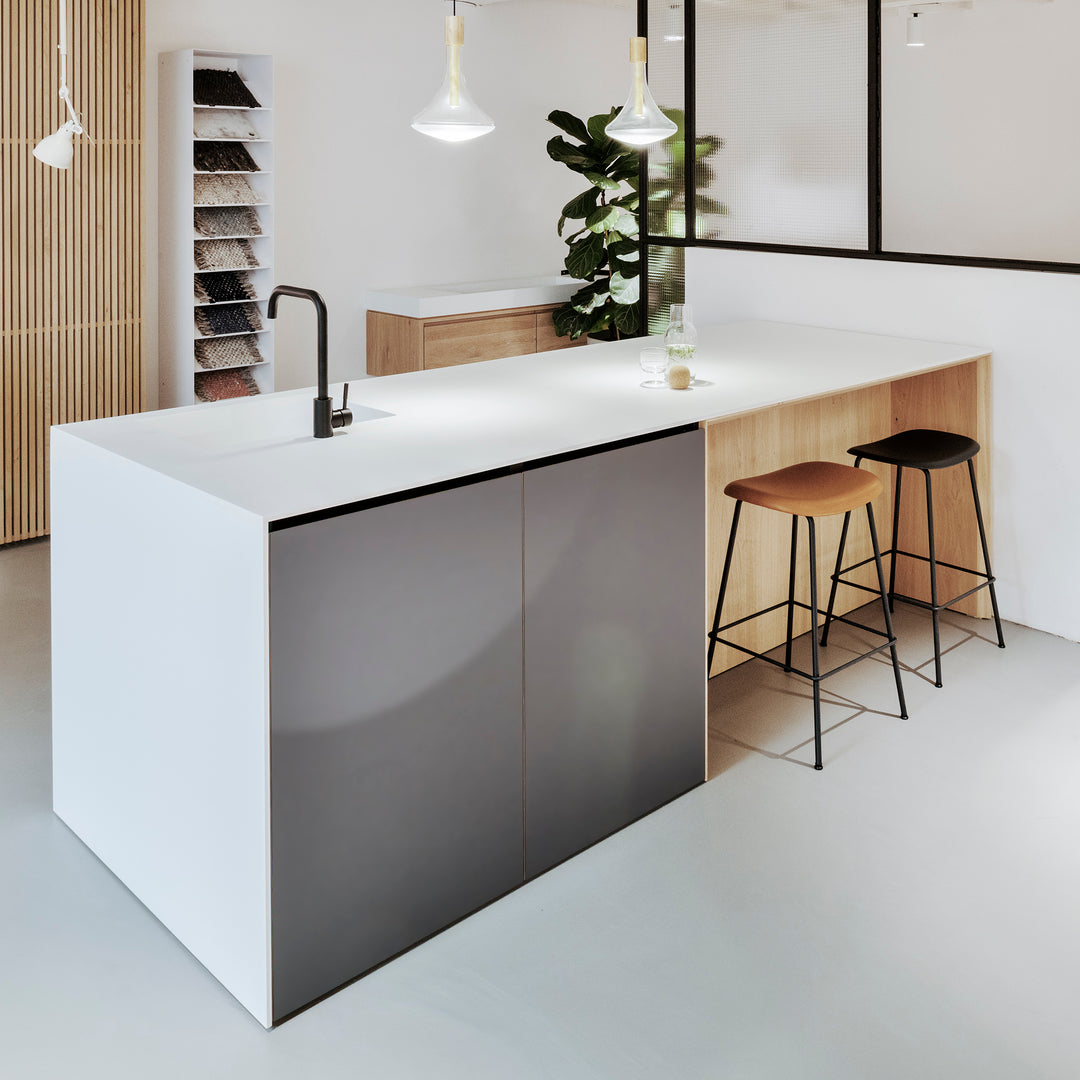 Houtmerk – Himacs Werkblad voor keuken – Solid Surface maatwerk Keukens Houtmerk