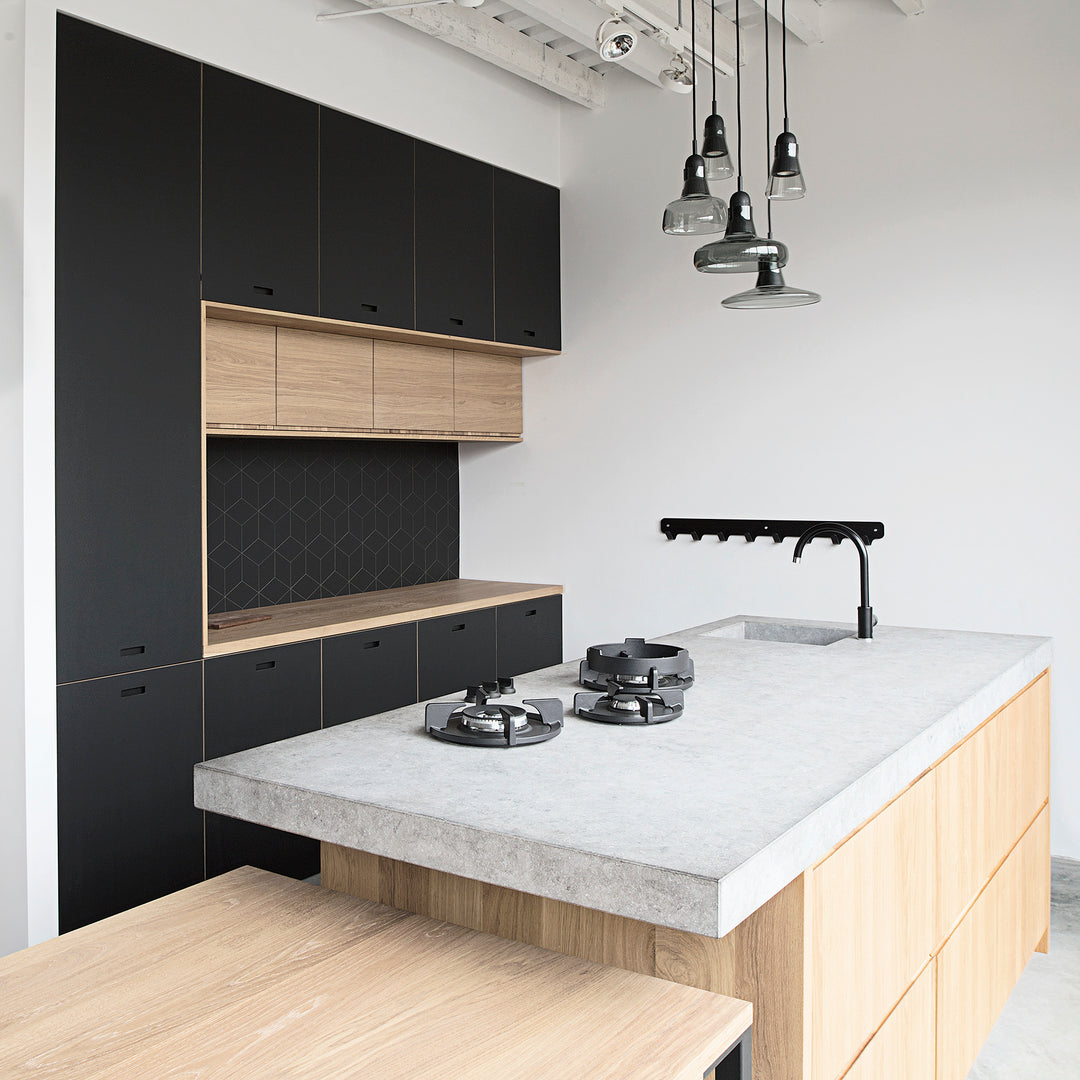 Houtmerk - Concreto wasbak hardsteen - maatwerk steen Wastafels Houtmerk