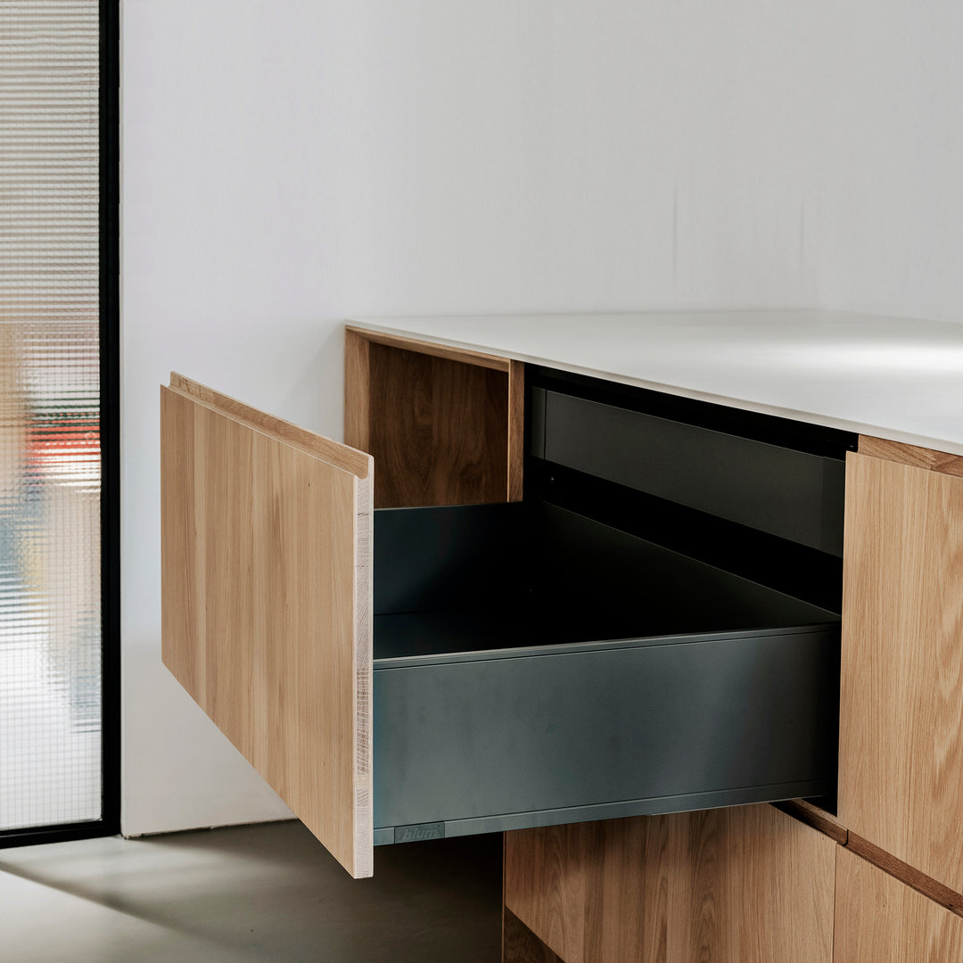 Houtmerk – Himacs Werkblad voor keuken – Solid Surface maatwerk Keukens Houtmerk