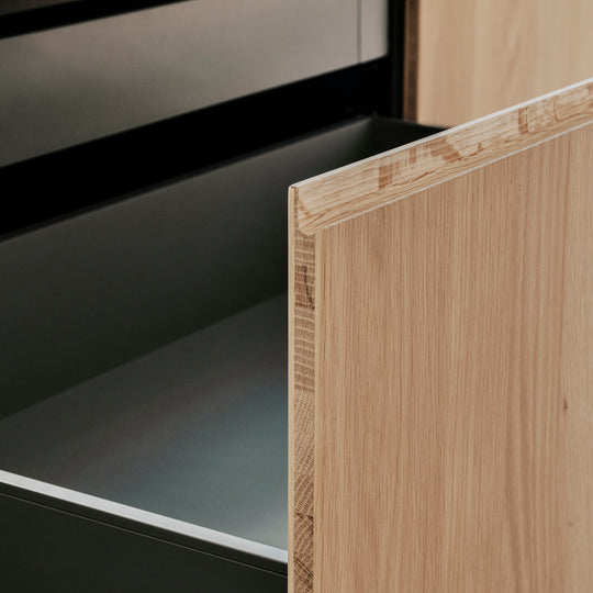 Houtmerk - Zitbank Villa 01 - Zitelement met lades of deuren Kastcombinatie Houtmerk