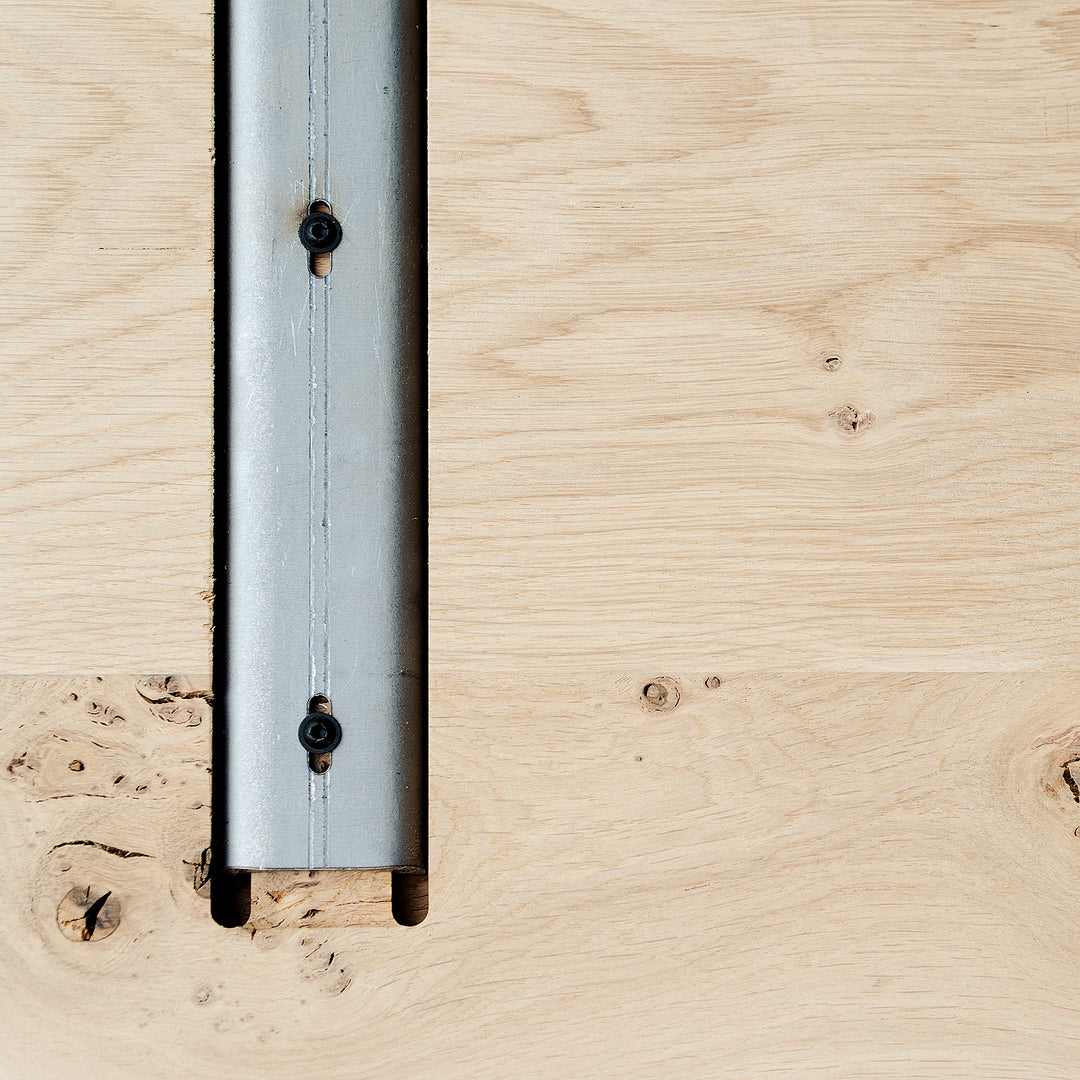 Houtmerk – Bewerking – U-profiel in werkblad Bewerkingen Houtmerk