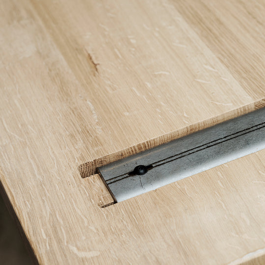 Houtmerk – Bewerking – U-profiel in werkblad Bewerkingen Houtmerk