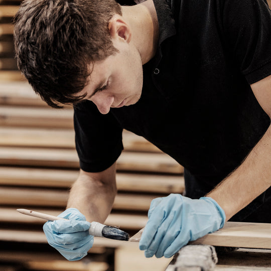 Houtmerk - En Suite Kast Porta 03 - Kast met stalen schuifdeuren Kastcombinatie Houtmerk