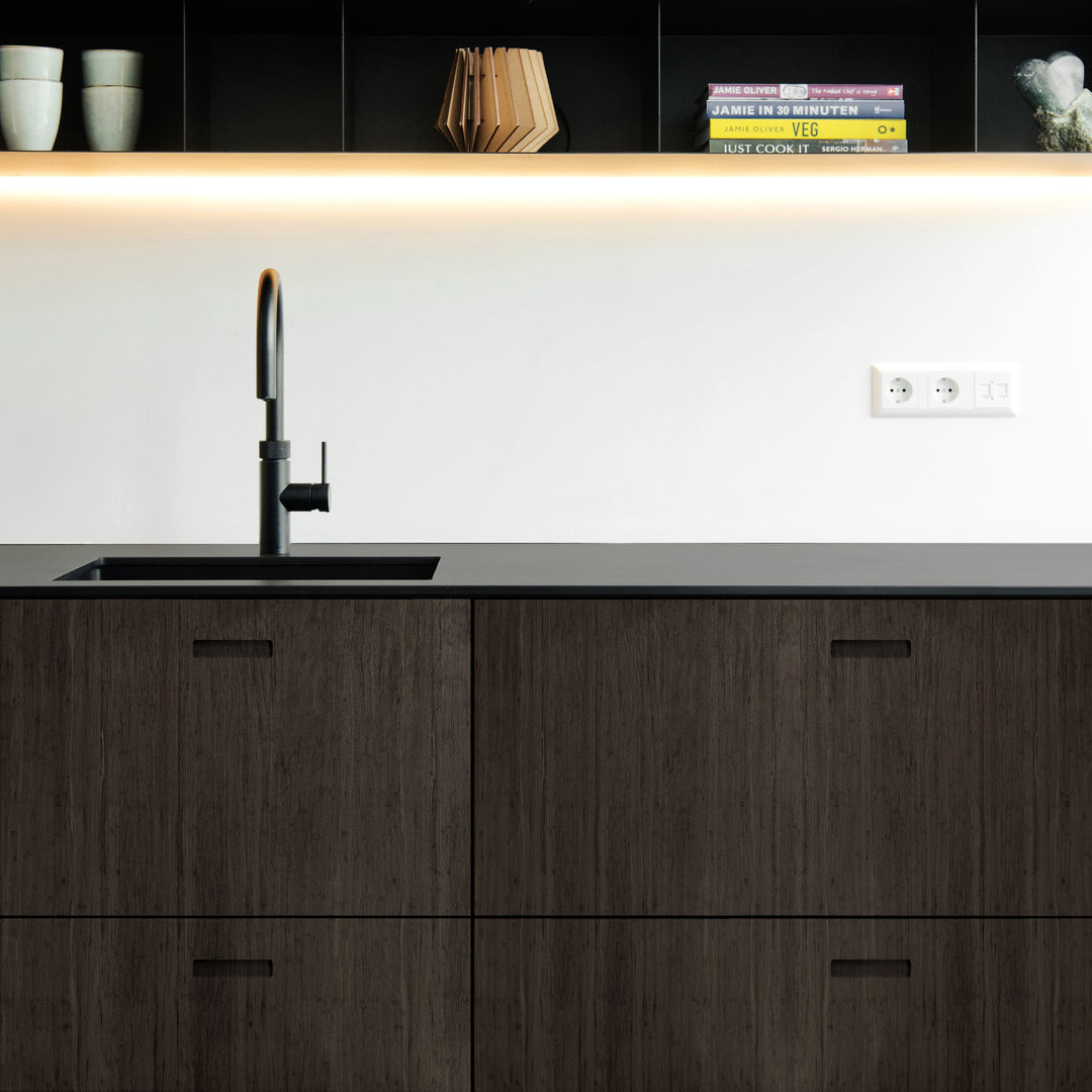 Ratio - Keukenfront OSLO - Solid Bamboo Dark Chocolate Keukenfronten Houtmerk
