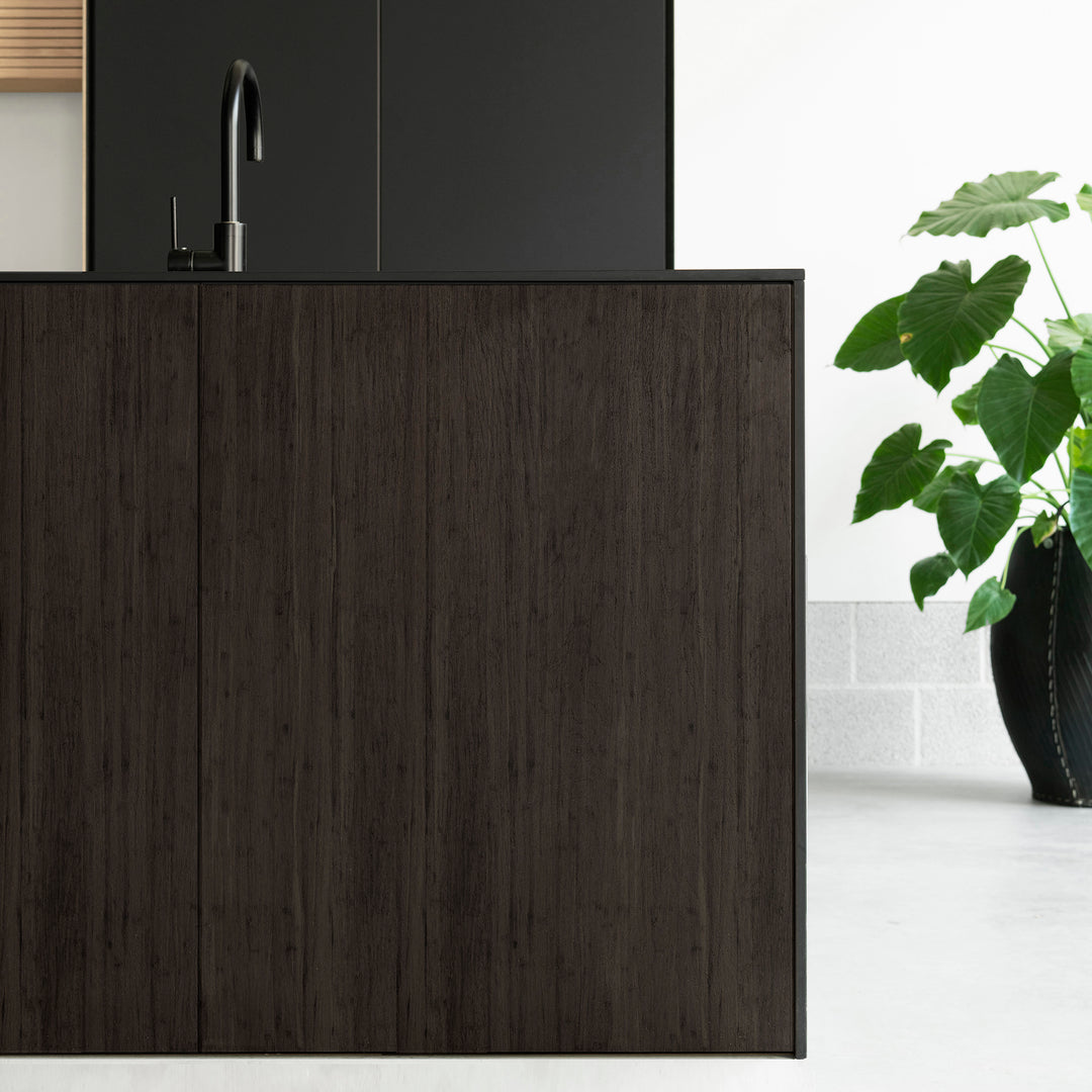 Ratio - Keukenfront MILLER - Solid Bamboo Dark Chocolate Keukenfronten Houtmerk   