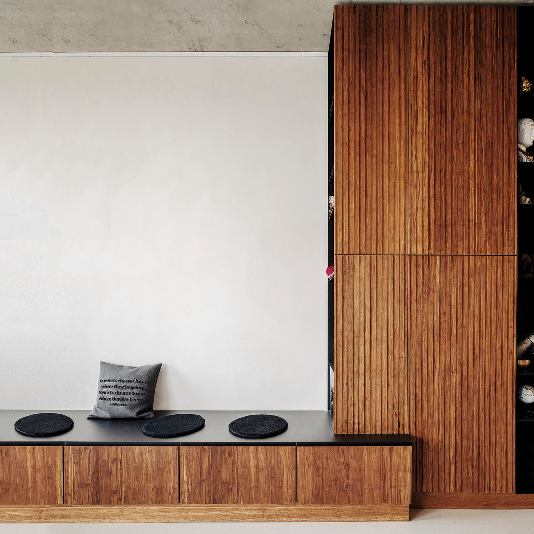 Houtmerk Domus® - Kastenwand Ferro - Plaatstaal open vak Kasten Houtmerk