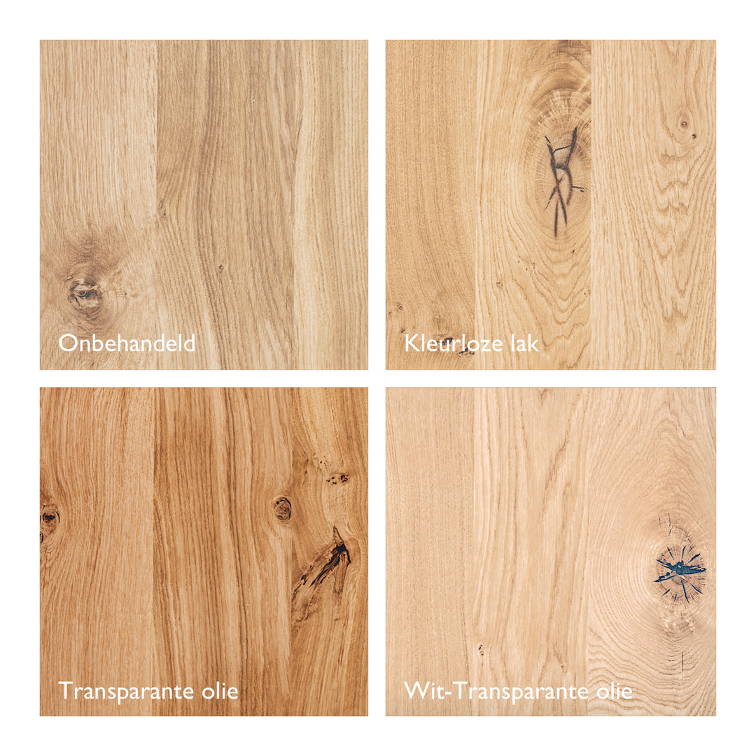 Houtmerk - Houten Wandplank blinde bevestiging - Massief eiken Wandplanken Houtmerk