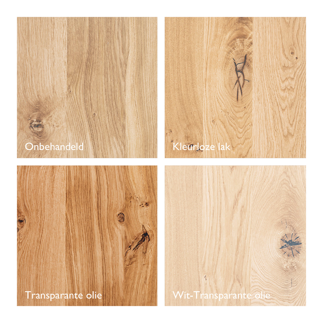 Houtmerk – Bewerking – Afwerking met kleurloze lak Bewerkingen Houtmerk