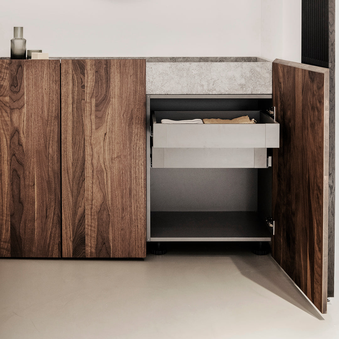 Houtmerk - Concreto wasbak hardsteen - maatwerk steen Wastafels Houtmerk