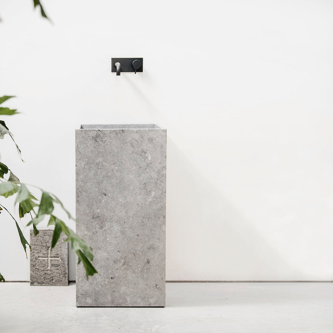 Houtmerk - Concreto wasbak hardsteen - maatwerk steen Wastafels Houtmerk