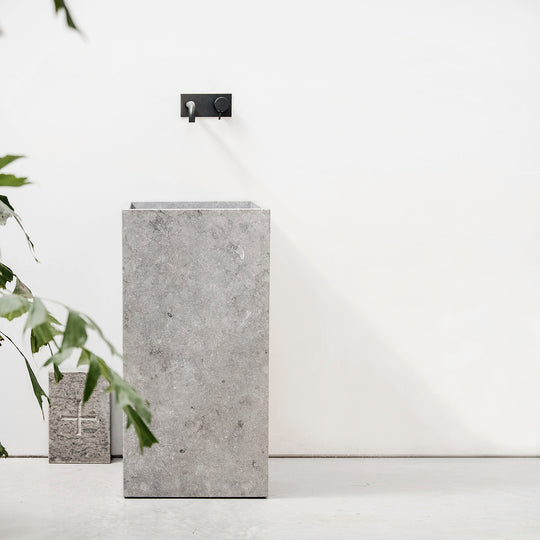 Houtmerk - Concreto wasbak hardsteen - maatwerk steen Wastafels Houtmerk