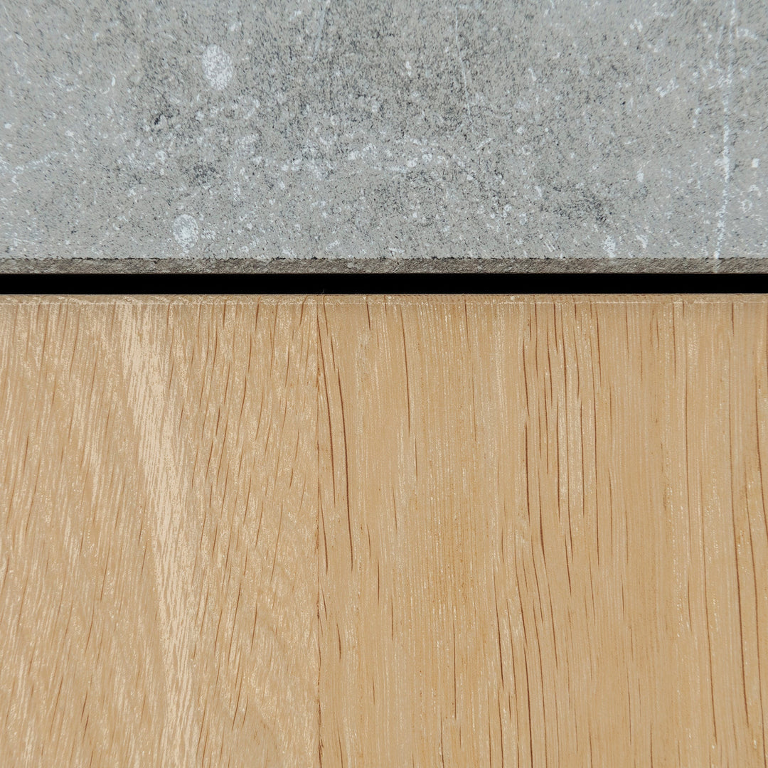 Houtmerk - Kast Fumo 06 - Hoge kastenwand voor haard Kastcombinatie Houtmerk