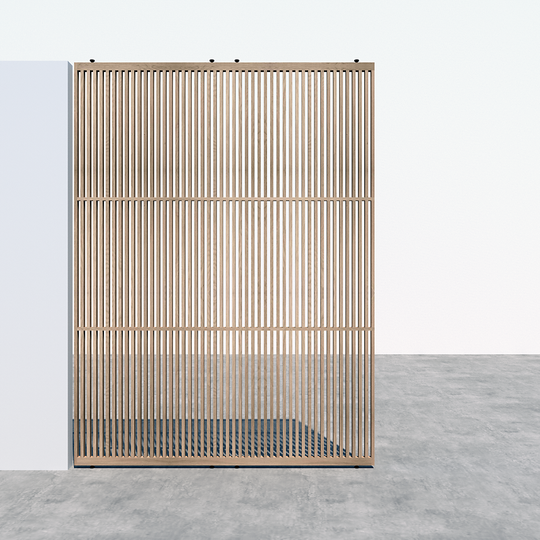 Houtmerk - Houten Roomdivider Linea XL - Kamerhoog van 235cm tot 265cm Roomdividers Houtmerk