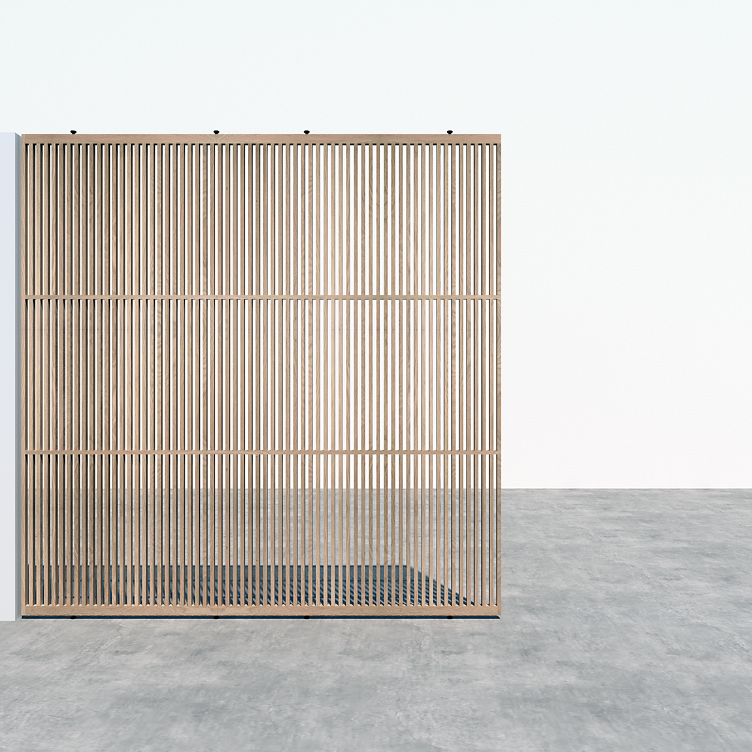 Houtmerk - Houten Roomdivider Linea XXL - Kamerhoog van 235cm tot 265cm Roomdividers Houtmerk