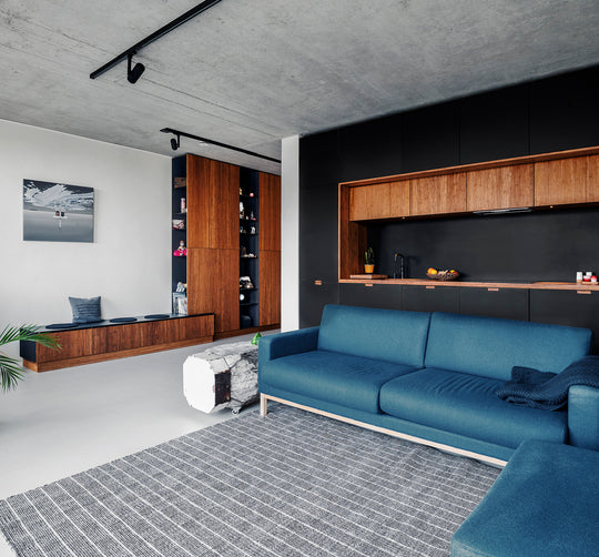 Houtmerk Domus® - Kastenwand Ferro - Plaatstaal open vak Kasten Houtmerk