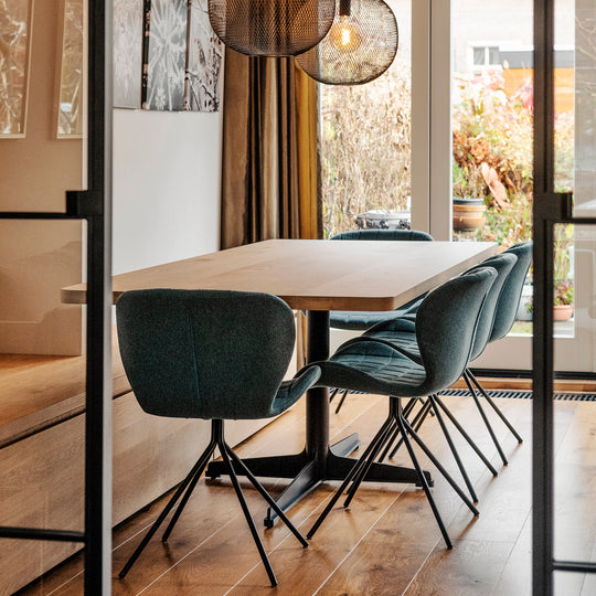 Houtmerk - Tafel Still Eiken - Rechthoek ronde hoek Tafels Houtmerk