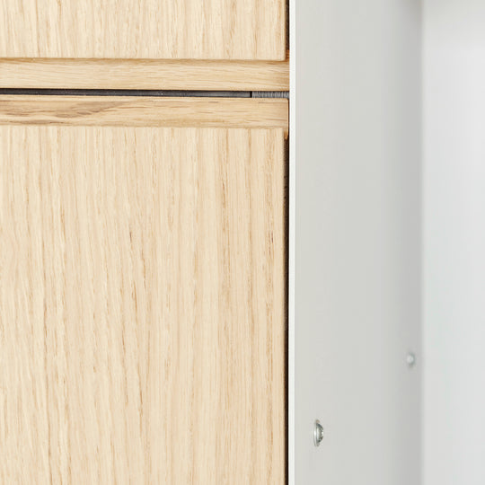 Houtmerk Domus® - Zwevende wandkast Vario - Plaatstaal open vak Kasten Houtmerk