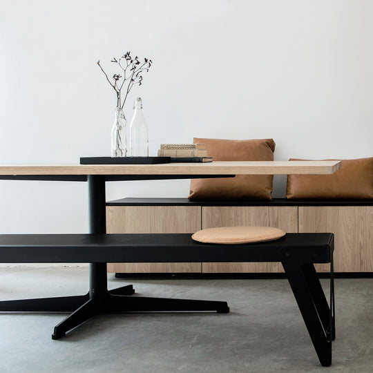 Houtmerk Domus® - Haardmeubel - Massief hout met plaatstaal Haardmeubels Houtmerk