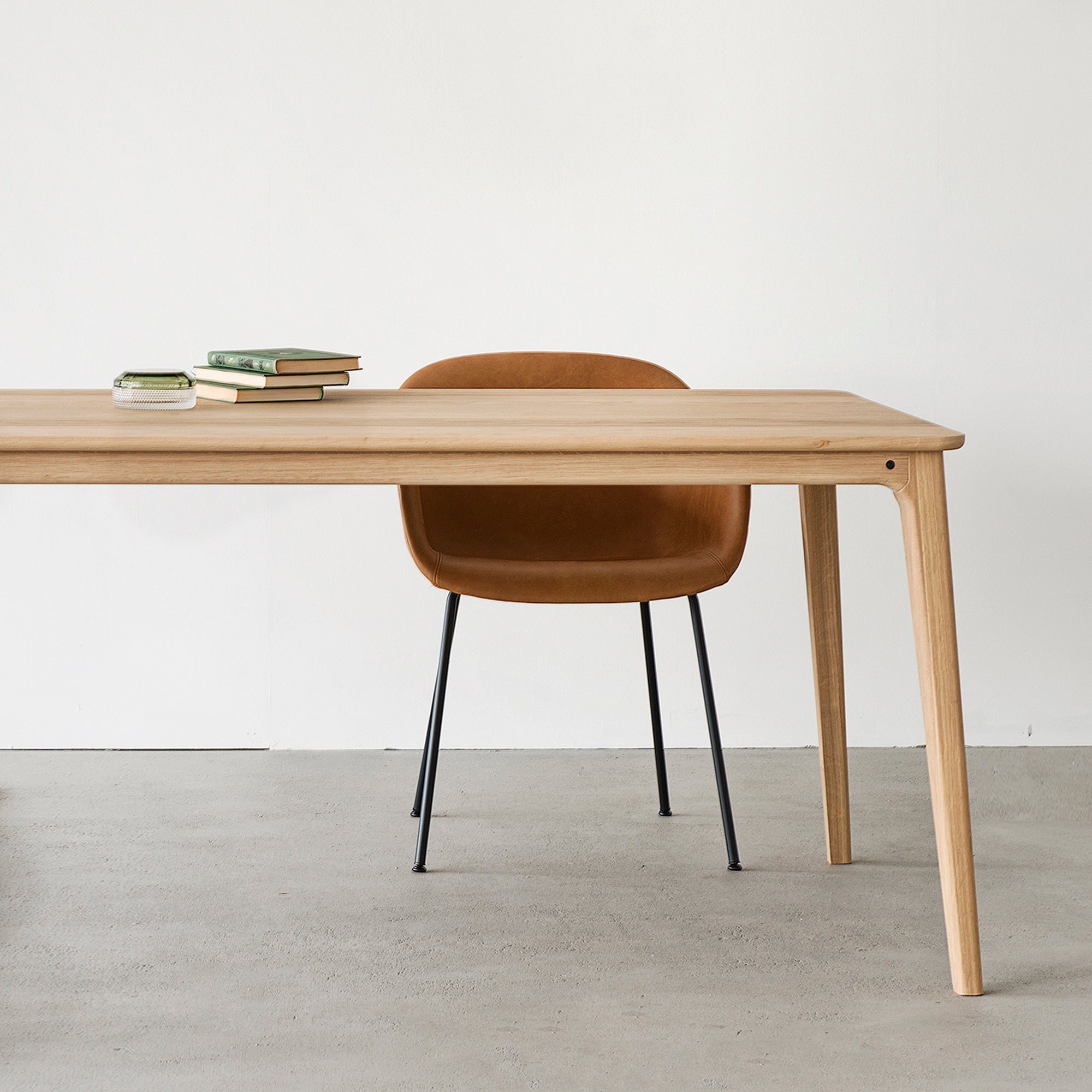 Houtmerk - Tafel Walden Massief hout - Rechthoek ronde hoek
