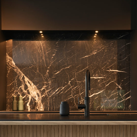 Ratio - Keukenfront GRIP - Massief eiken Primeur Zwarte beits Keukenfronten Houtmerk