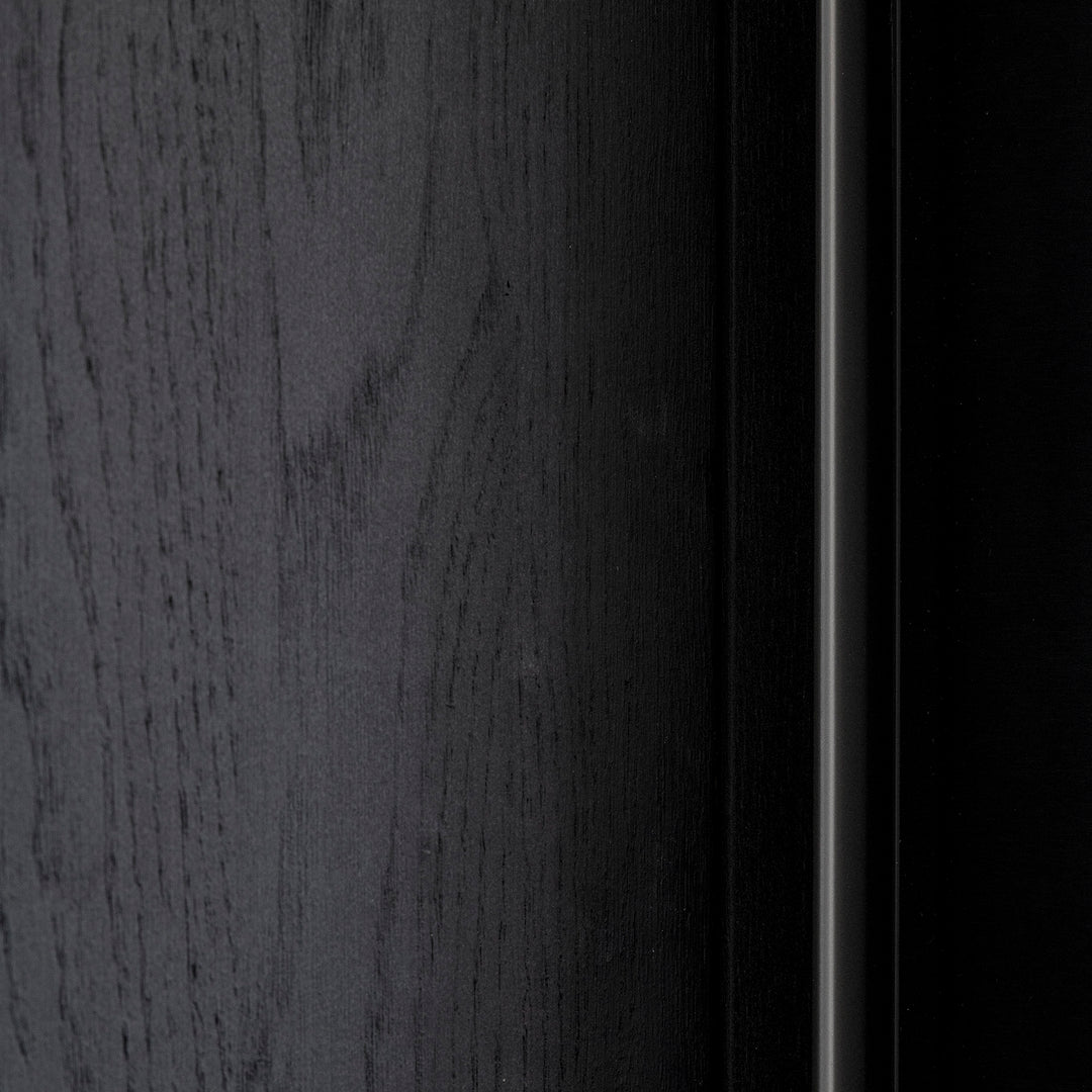 Ratio - Keukenfront GRIP - Massief eiken Primeur Zwarte beits Keukenfronten Houtmerk