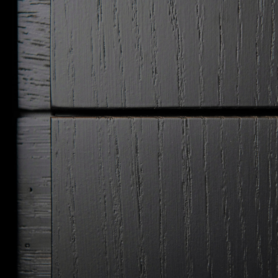 Ratio - Keukenfront GRIP - Massief eiken Primeur Zwarte beits Keukenfronten Houtmerk