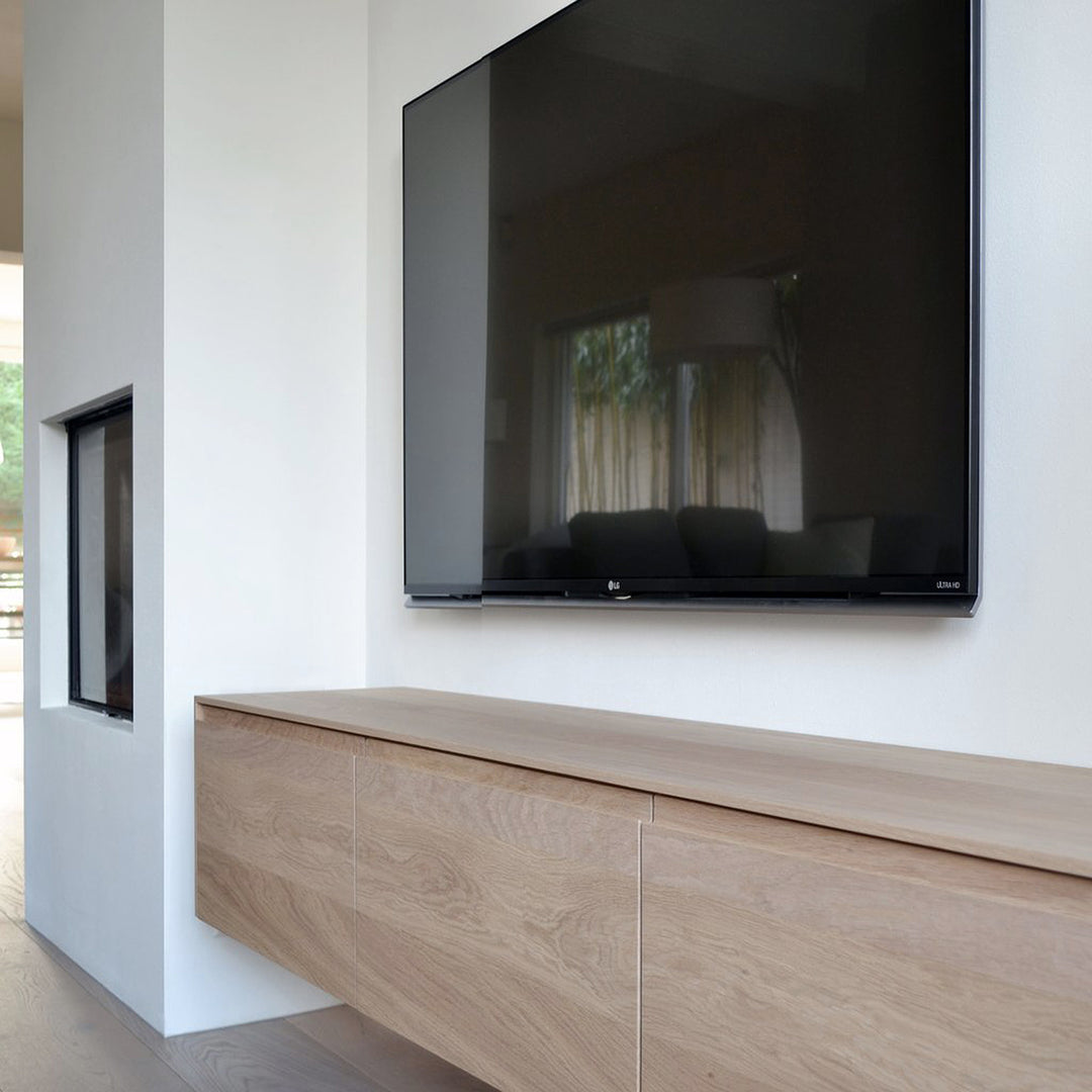 Houtmerk - Houten wandmeubel Malaga - Massief hout maatwerk Kasten Houtmerk