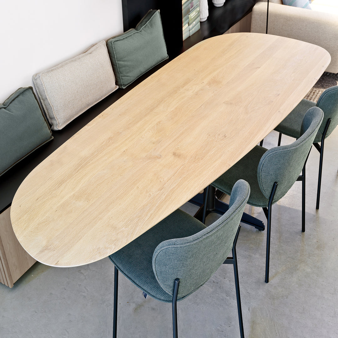 Houtmerk - Tafel Still Eiken - Bladvorm Lagun Tafels Houtmerk