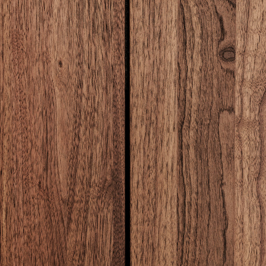 Houtmerk - Houten Badmeubel Lavar - notenhout met natuursteen opzetwastafel - Maatwerk Badmeubels Houtmerk