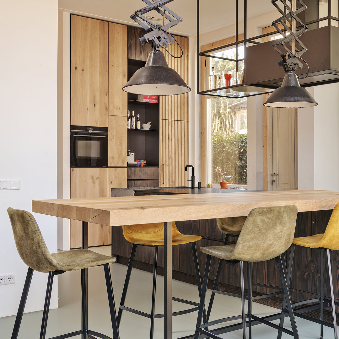 Houtmerk Ratio® - Plafondrek Hannover - Open vak gecoat staal Keukens Houtmerk